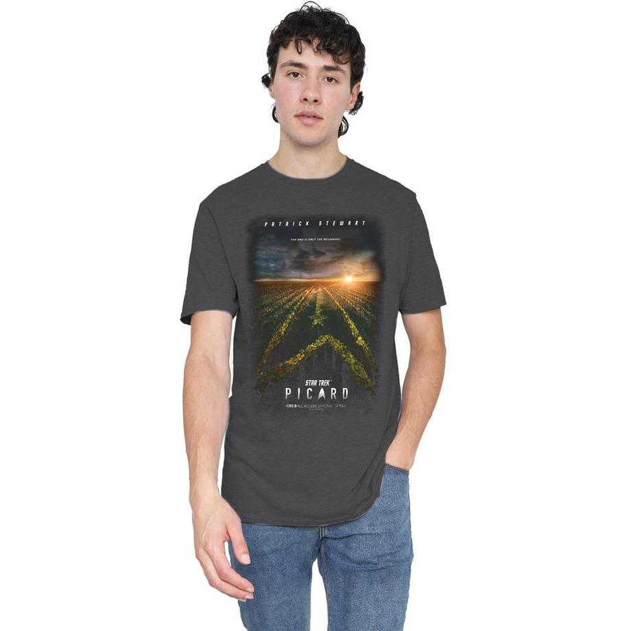 Star Trek T-Shirt con Stampa Grafica Picard  
