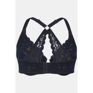 Ulla Popken Reggiseno con ferretto pizzo doppia chiusura coppa C-D  