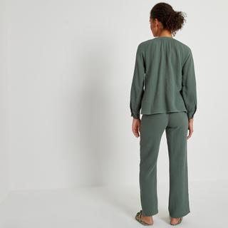 La Redoute Collections  Pyjama aus doppelt gearbeitetem Baumwollmusselin 
