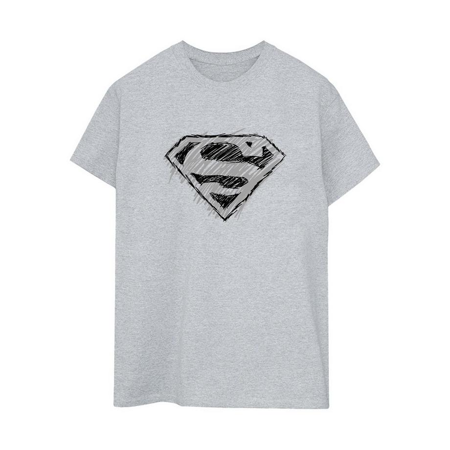 DC COMICS Superman Sketch Logo T-Shirt  