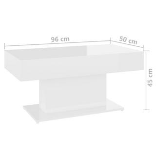 VidaXL Table basse bois d'ingénierie  