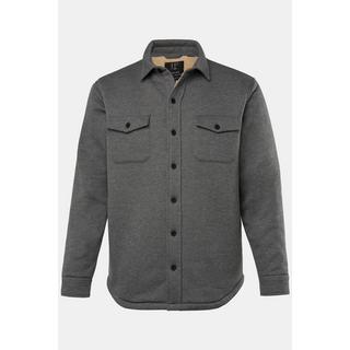 JP1880 Overshirt in felpa con fodera di pelliccia sintetica  