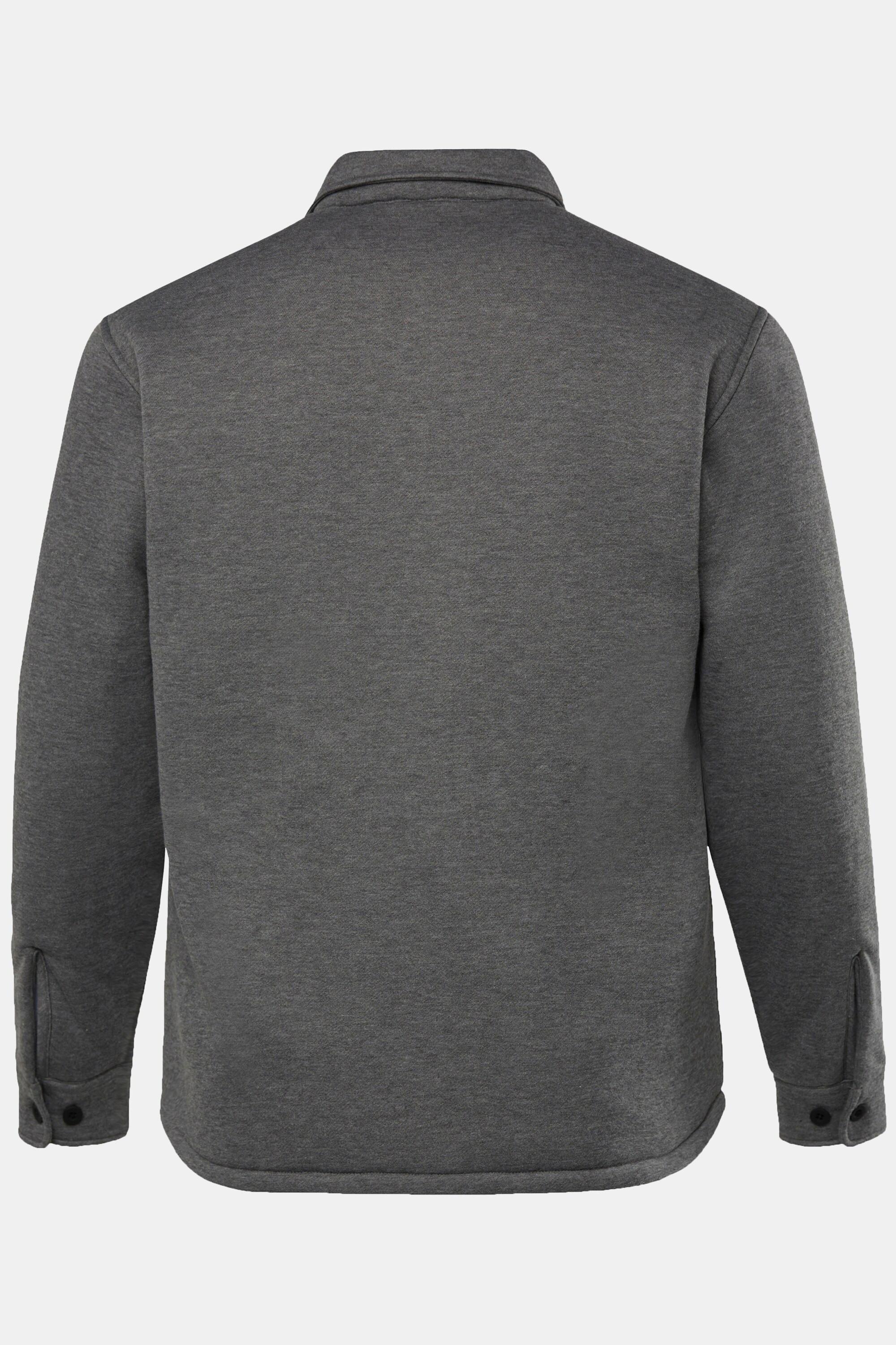 JP1880 Overshirt in felpa con fodera di pelliccia sintetica  