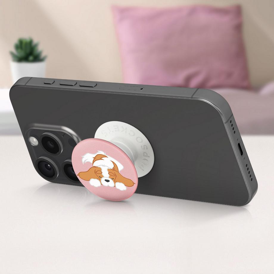 POPSOCKETS  PopSockets PopGrip Pupper Napper, rosa 