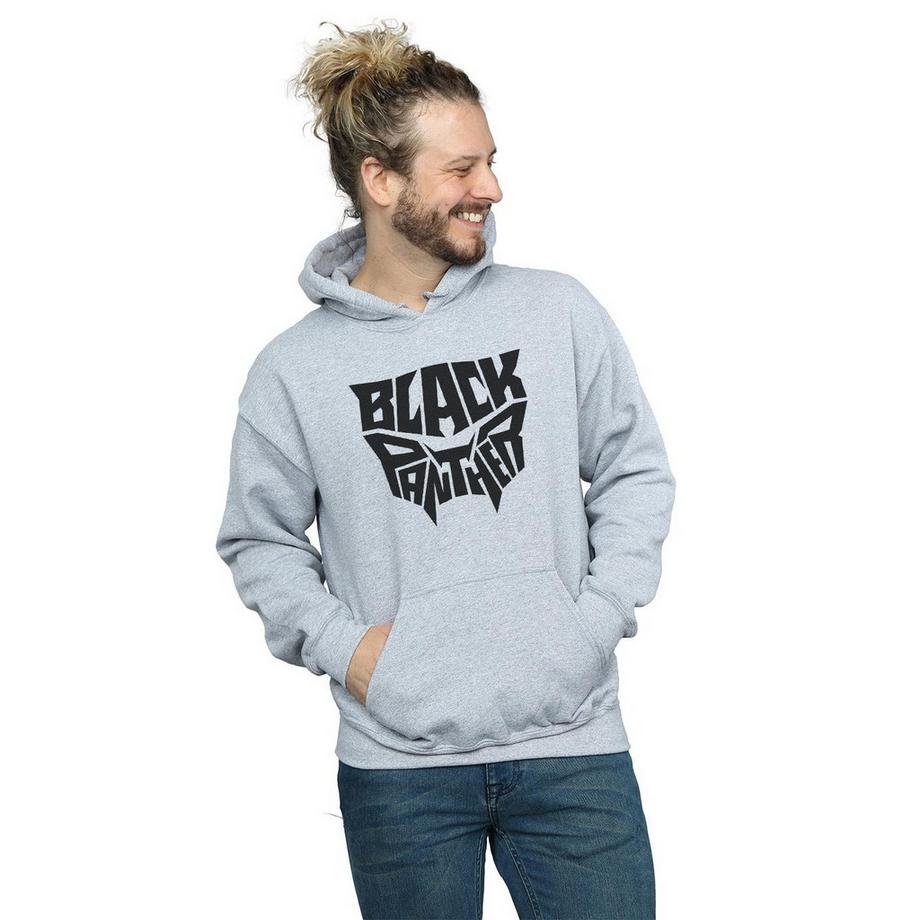 MARVEL Black Panther Logo Sweat à Capuche  