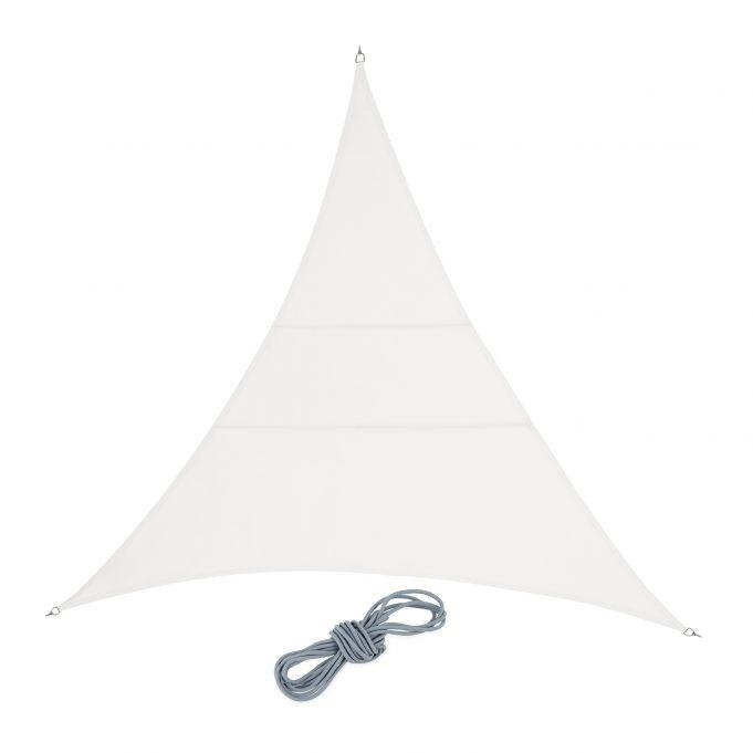 B2X Voile d'ombrage polyester triangulaire couleur crème  