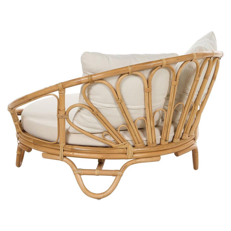 Beliani Sonneninsel aus Rattan Boho ROSSANO  