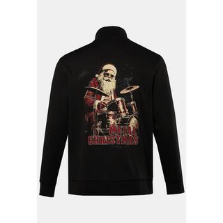 JP1880 Weihnachten Stehkragen Sweatjacke mit Rückenprint  