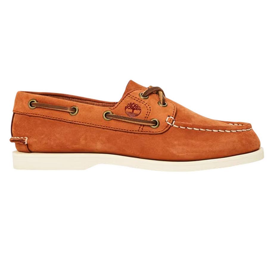 Classic Scarpe Da Barca Nabuk Punta A Mocassino Piatta