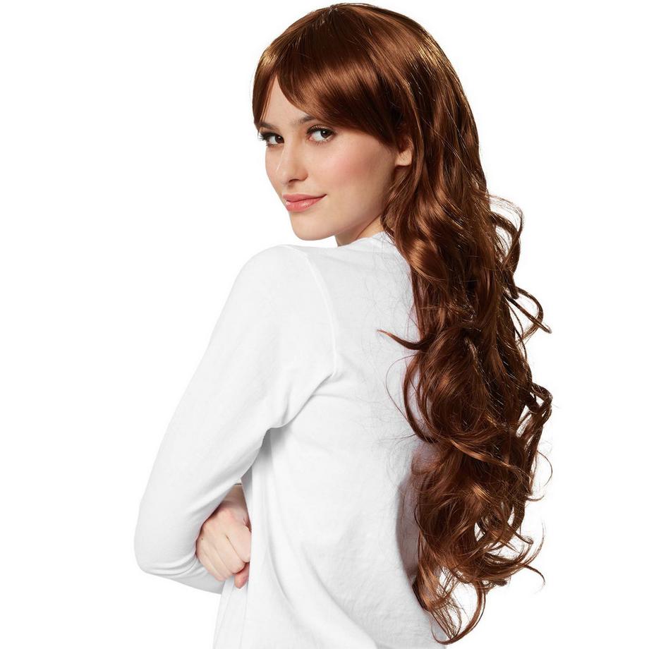 Tectake  Perücke Lange Haare Locken 