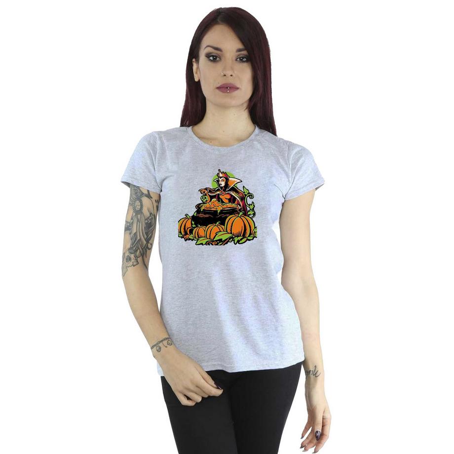 Disney T-Shirt Halloween Stampa Zucca Slim Fit  