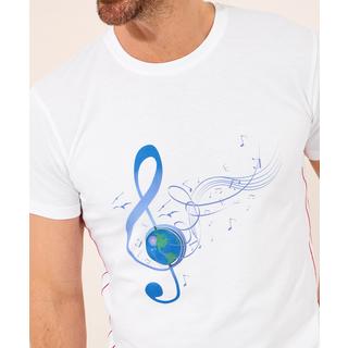 Joe Browns  T-Shirt Graphique Globe et Clé de Sol 