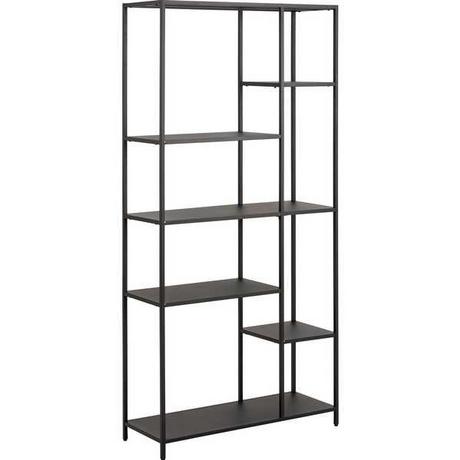 mutoni Bücherregal Metall rau matt 6 Boden 79.5x165  