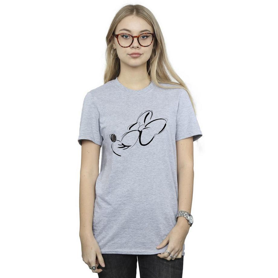Disney Nose Up T-Shirt Stampata  