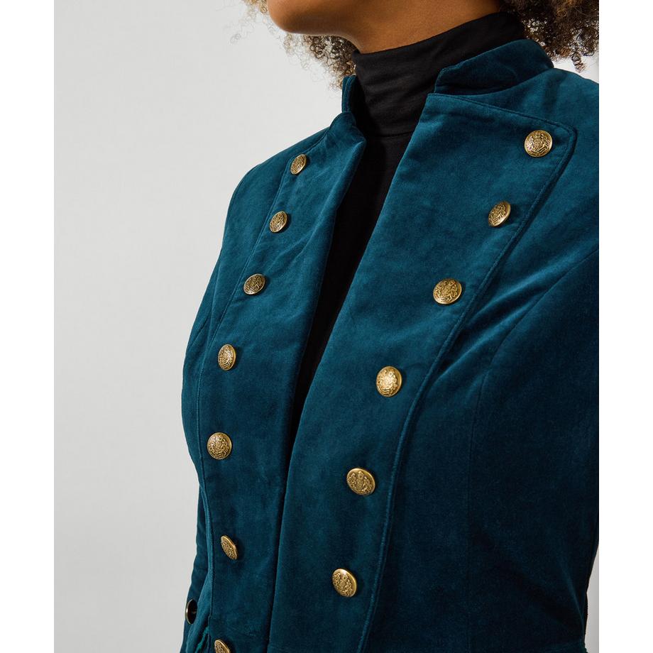 Joe Browns Langer Moleskin Military Stil Mantel  