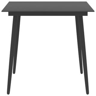 VidaXL Table de jardin acier  