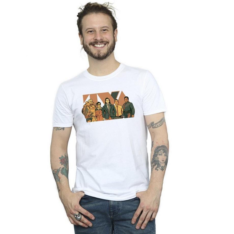 MARVEL TVA Bedrucktes Kurzarm T-Shirt  