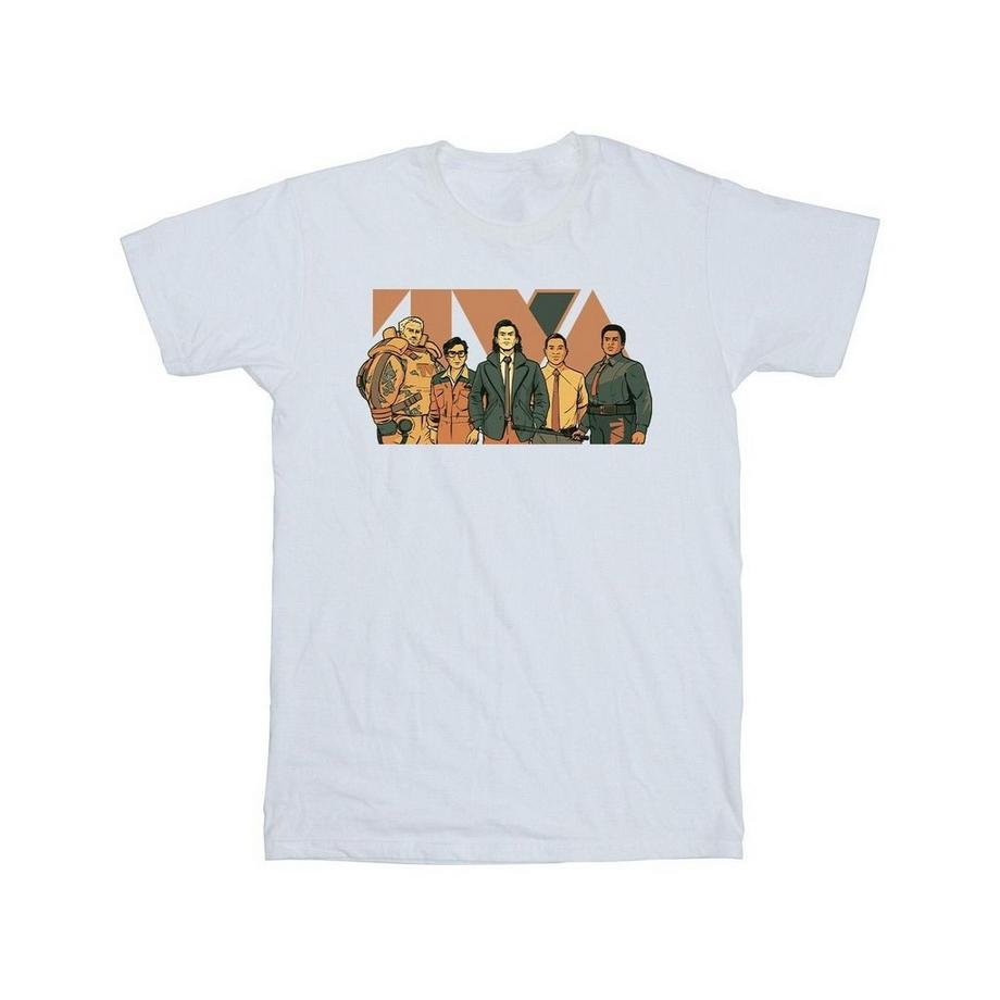 MARVEL TVA Bedrucktes Kurzarm T-Shirt  