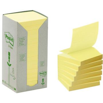 POST-IT Green Z-Notes 76x76mm R330-1T Recycling, 100 Blatt 16 Stück