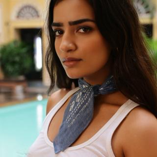 LUCKY & LOVE Jolene Leinen Bandana  