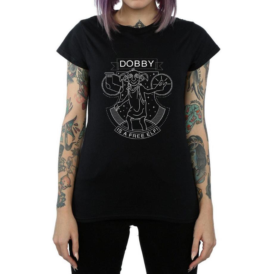 Harry Potter Dobby Is A Free Elf T-Shirt Stampata  