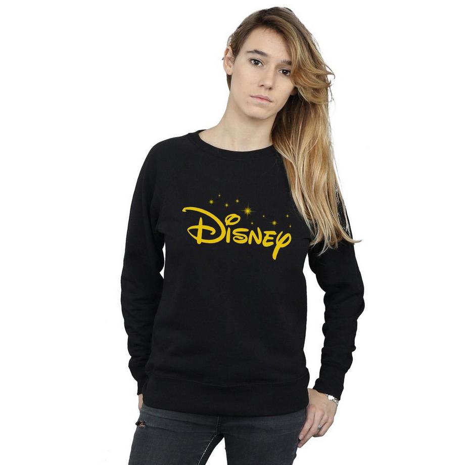 Disney Logo Bedrucktes Sweatshirt  