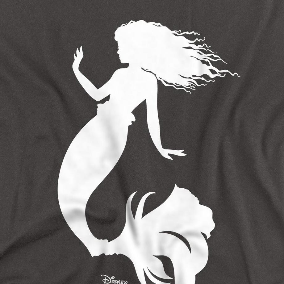 The Little Mermaid Ariel Silhouette T-Shirt Maniche Lunghe  