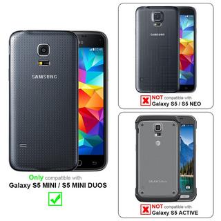 Cadorabo  Hülle für Samsung Galaxy S5 MINI / S5 MINI DUOS Magnetverschluss, Kartenfach 