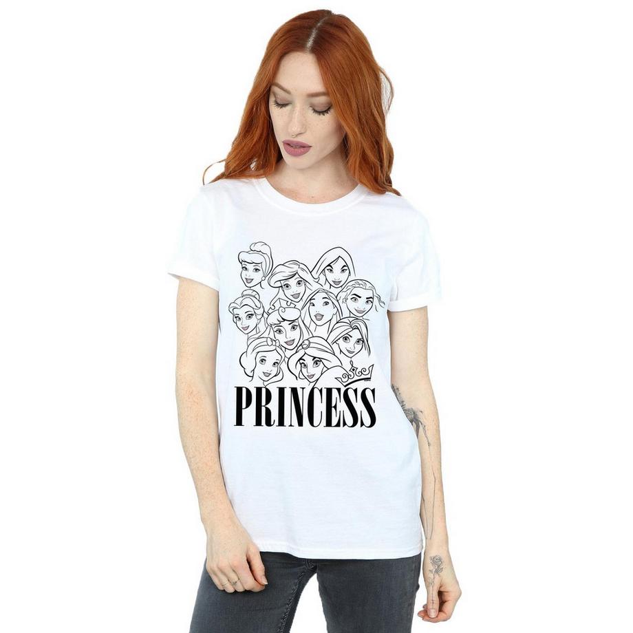 Disney Princess T-Shirt Stampata  