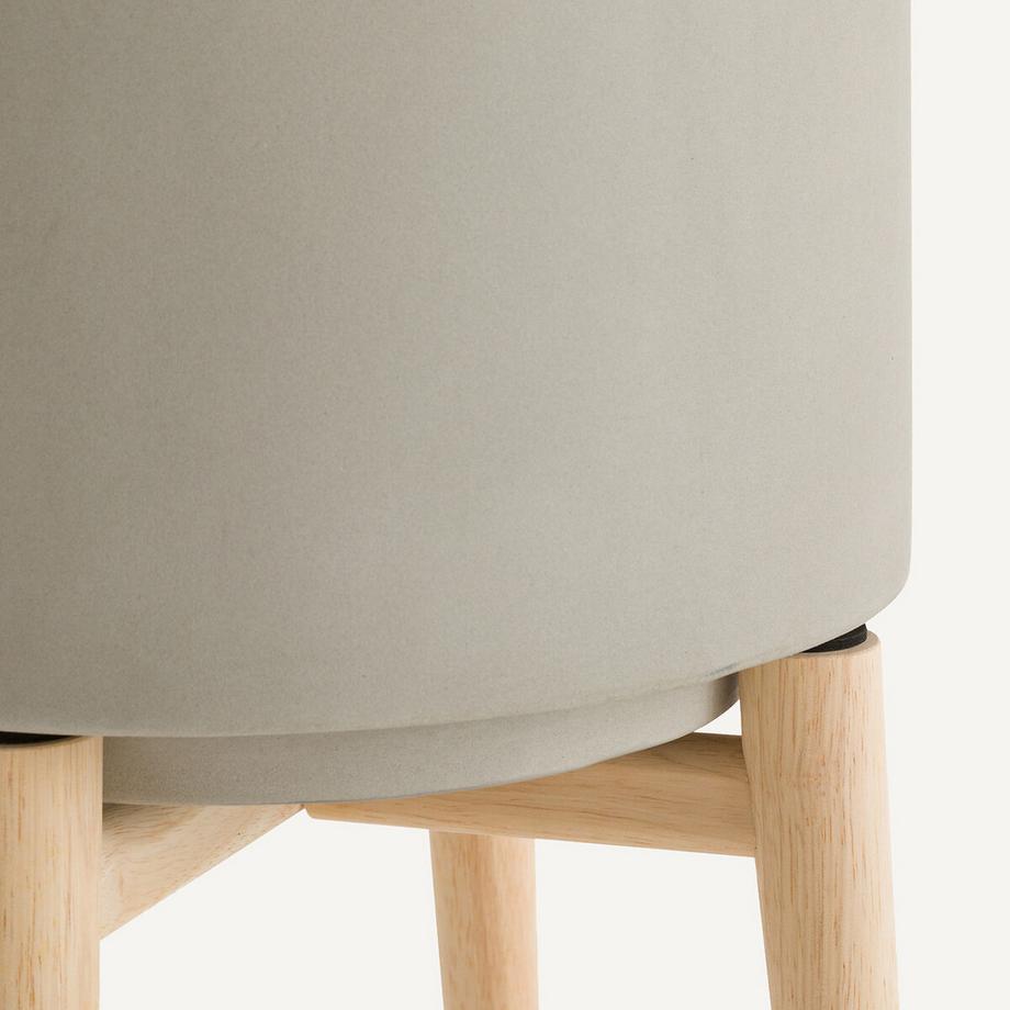 AM.PM Übertopf Florian mit Hevea-Ständer  