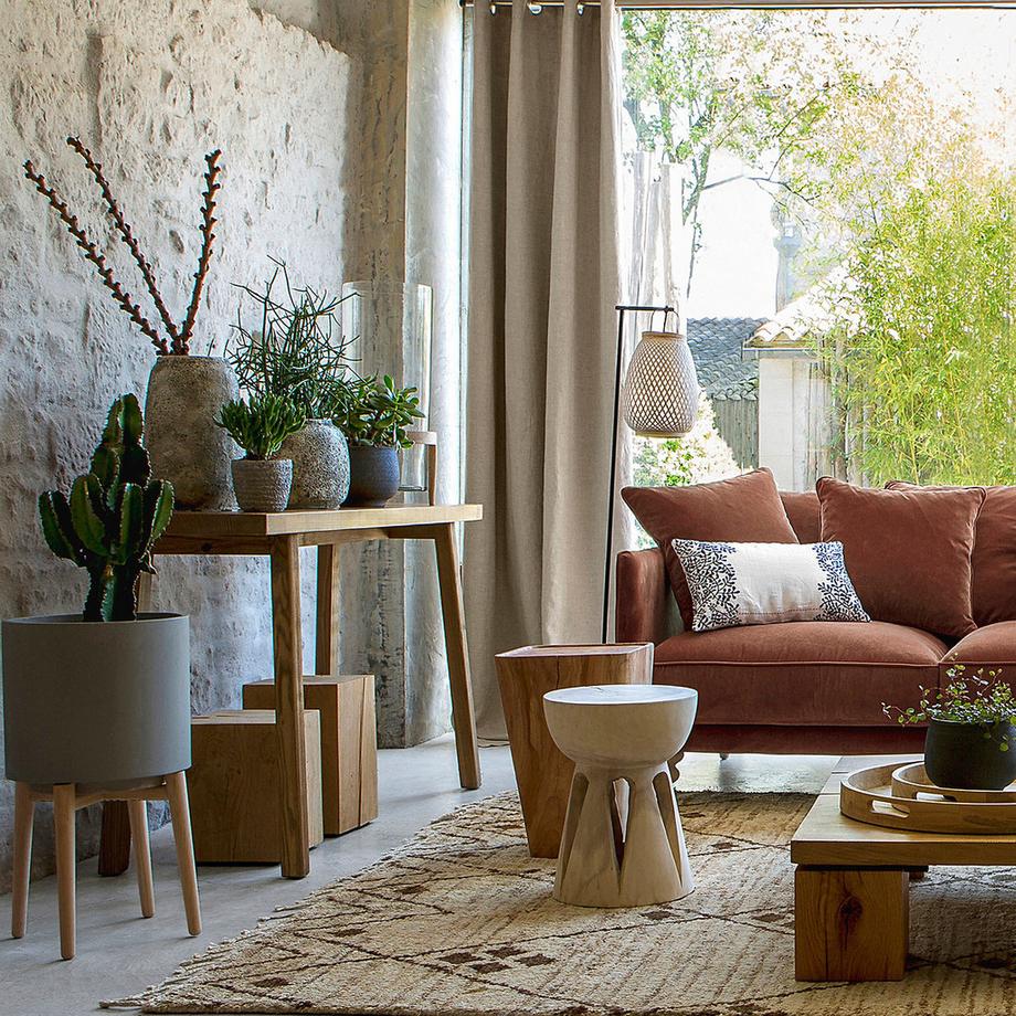 AM.PM Übertopf Florian mit Hevea-Ständer  