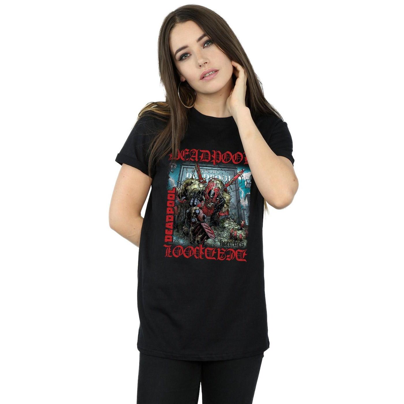 MARVEL  Here Lies Deadpool TShirt 