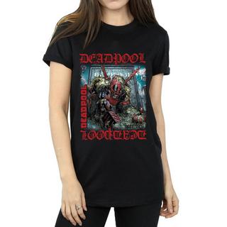 MARVEL  Here Lies Deadpool TShirt 