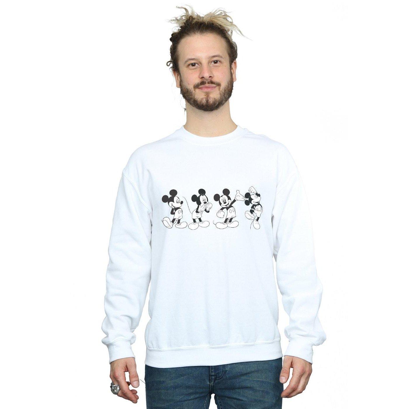 Disney  Mickey Mouse Four Emotions Sweatshirt 