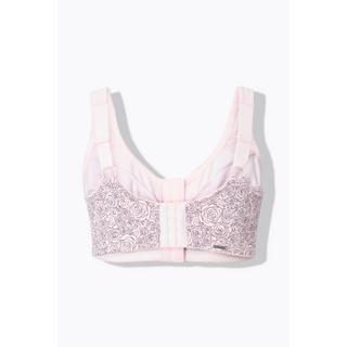 Ulla Popken Reggiseno sostenitivo senza ferretto chiusura anteriore coppa C D  