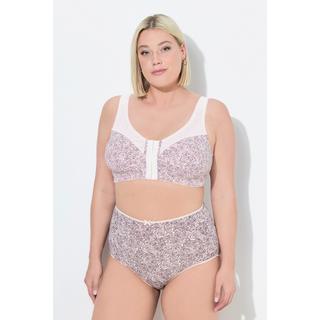 Ulla Popken Reggiseno sostenitivo senza ferretto chiusura anteriore coppa C D  