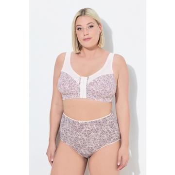 Reggiseno sostenitivo senza ferretto con chiusura anteriore e coppa C-D