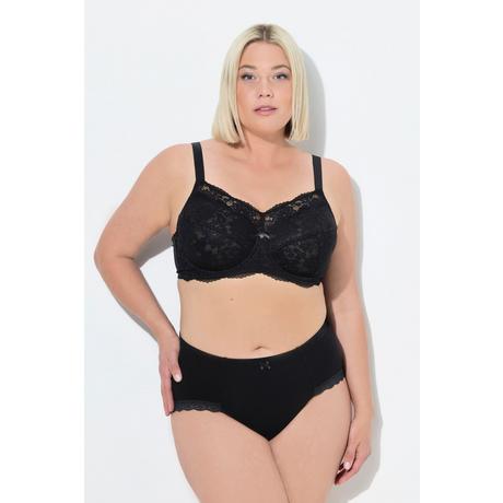 Ulla Popken Reggiseno con ferretto pizzo coppe morbide  