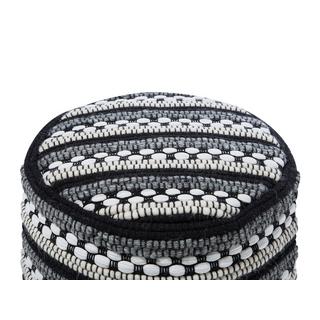 Beliani Pouf en Cotone Boho GUNTUR  