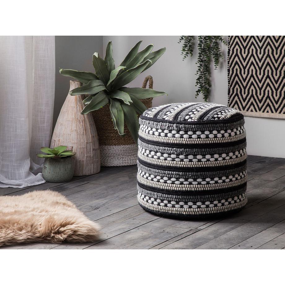 Beliani Pouf aus Baumwolle Boho GUNTUR  