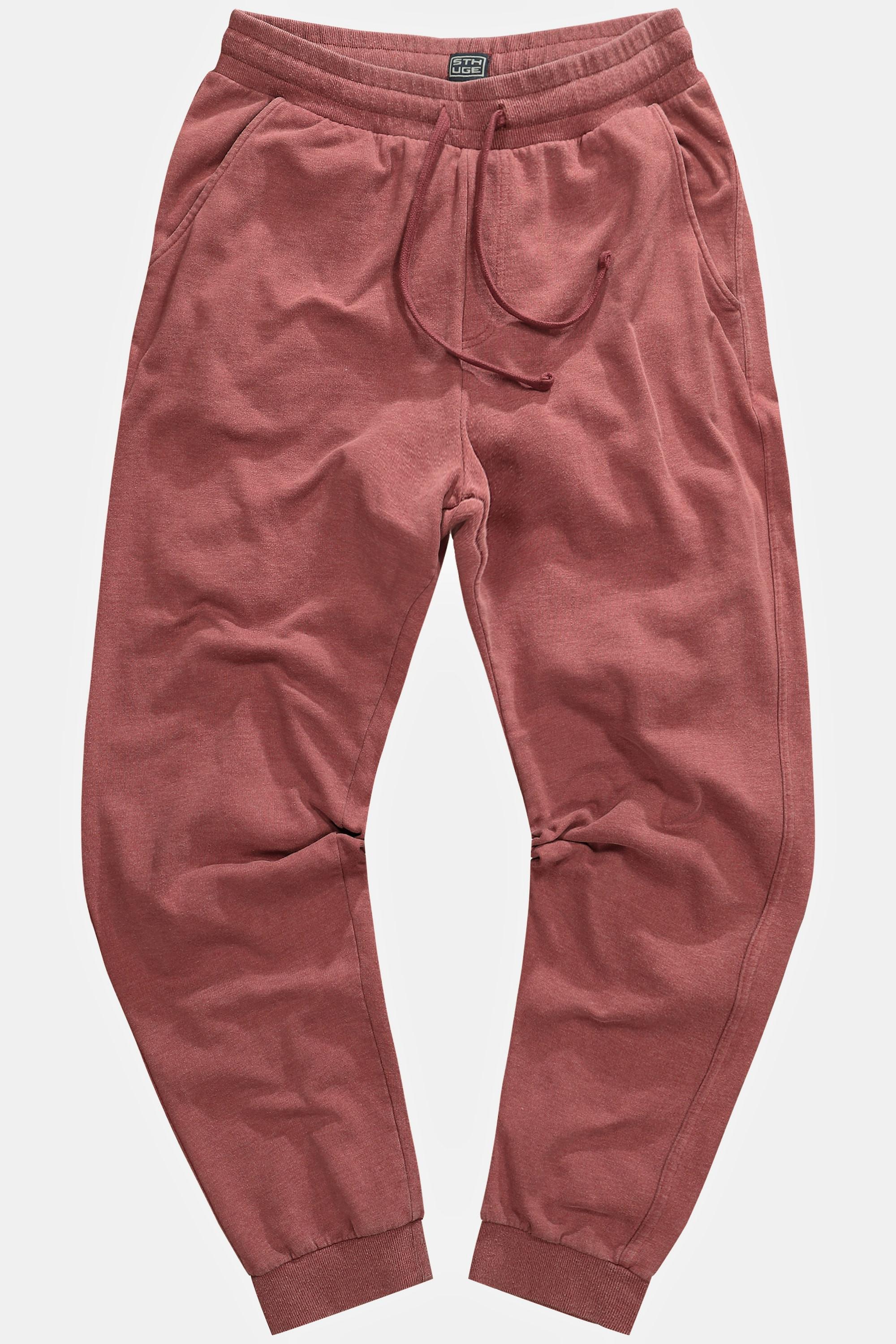 Sthuge  Pantaloni sportivi dalla vestibilità morbida con acid wash, fino alla tg. 8XL 