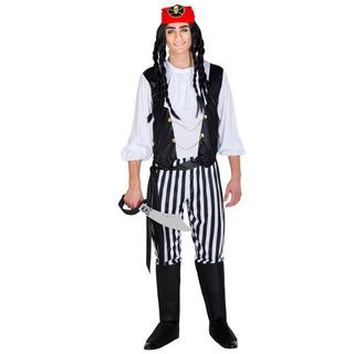 Tectake  Costume pour homme Capitaine pirate Faux dur 