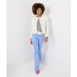 Joe Browns Giacca Tweed Senza Collo Frange  