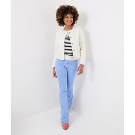 Joe Browns Giacca Tweed Senza Collo Frange  