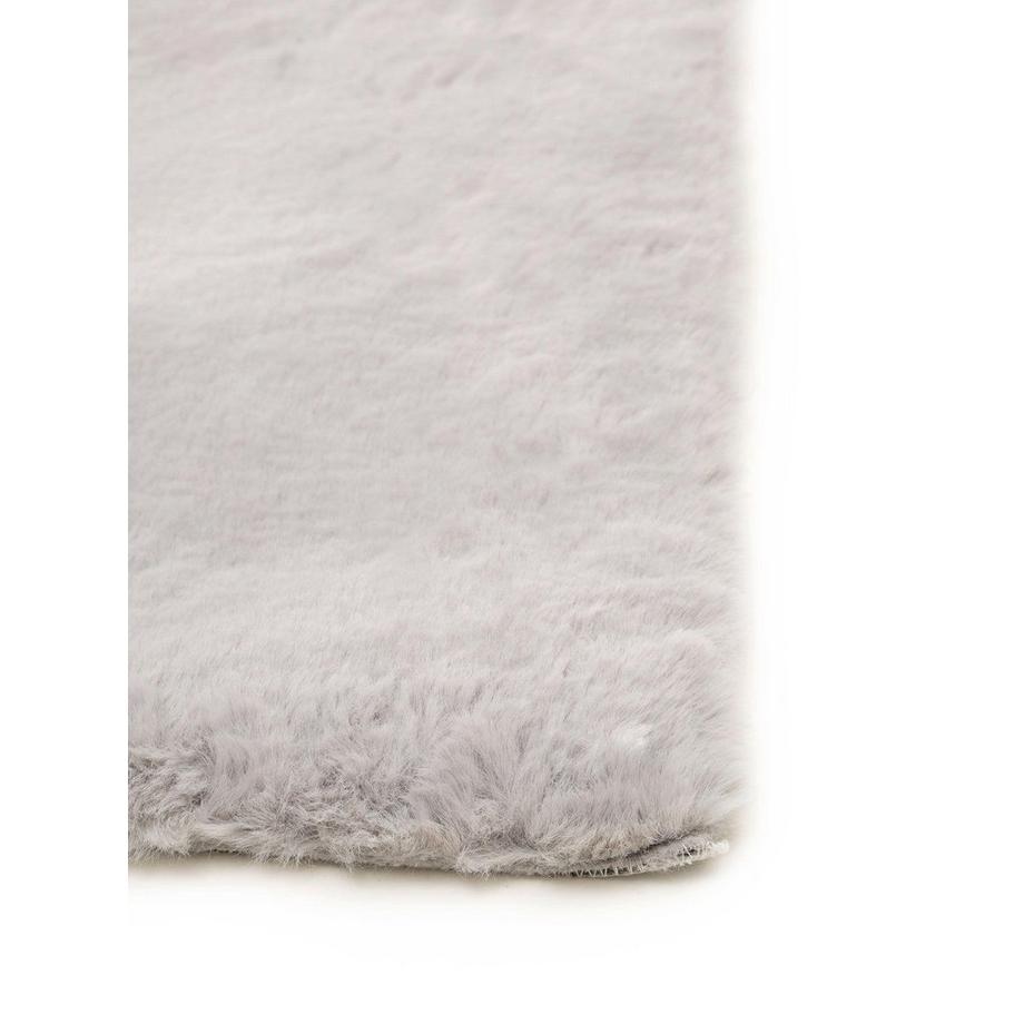 Benuta Tapis Fausse fourrure Dave Gris  