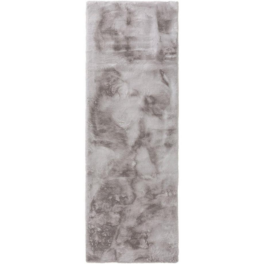 Benuta Tapis Fausse fourrure Dave Gris  