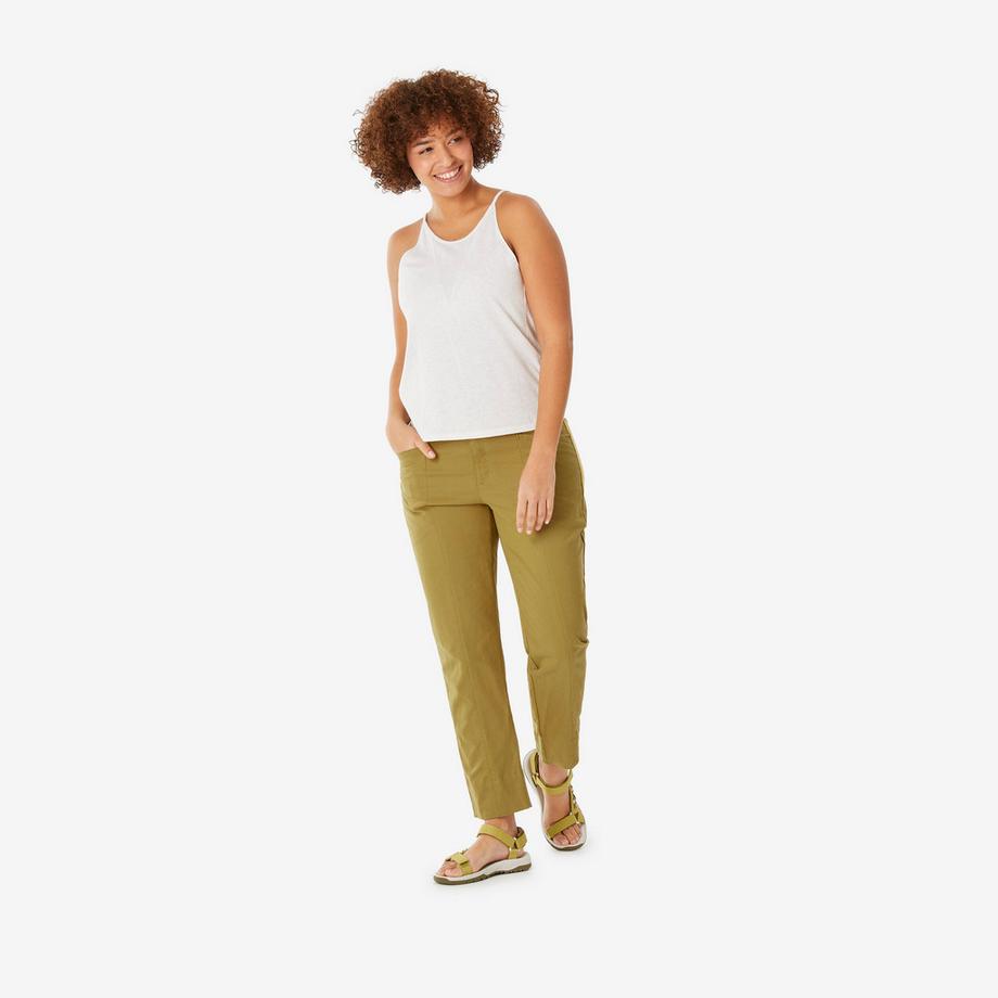 QUECHUA  Leinenwanderhose NH500 