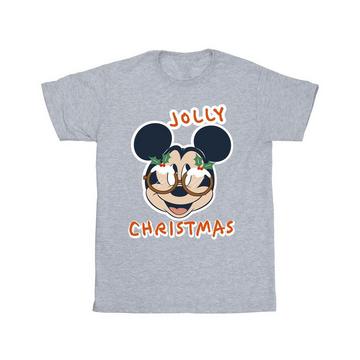 Tshirt MICKEY MOUSE JOLLY CHRISTMAS GLASSES