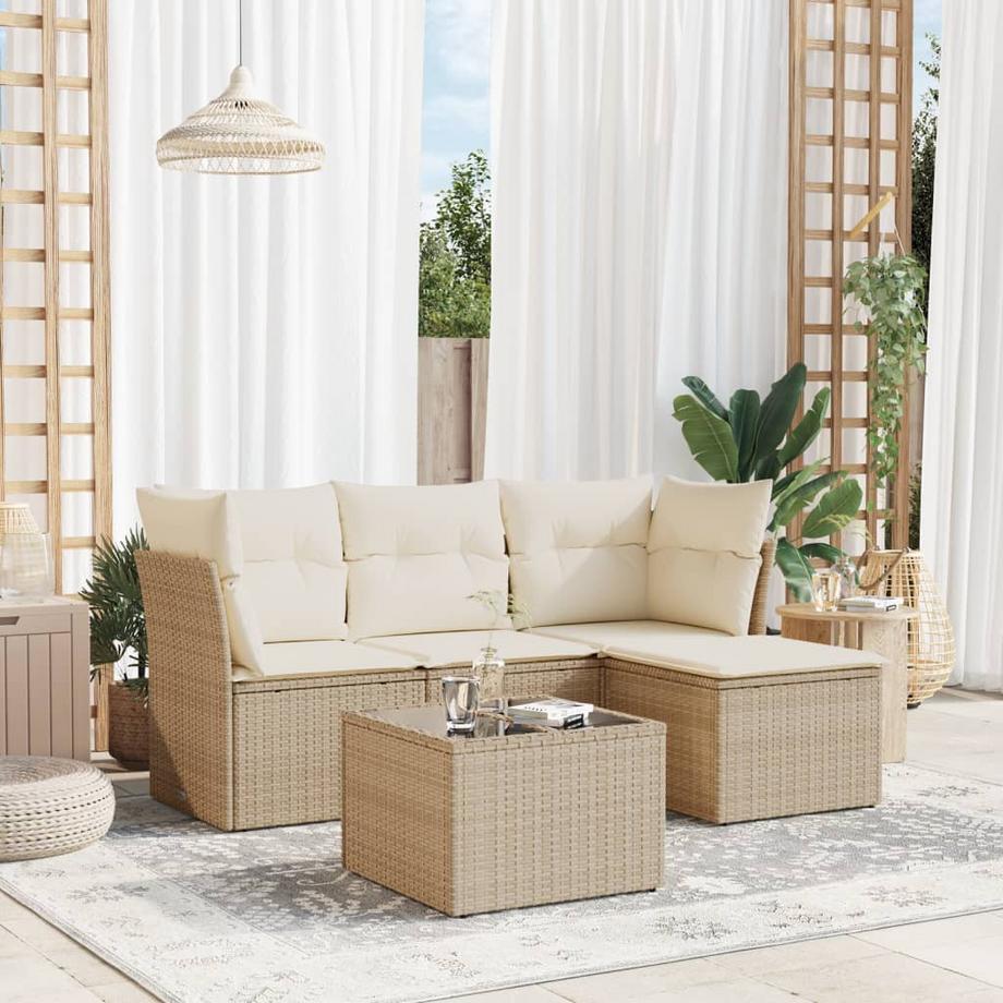 VidaXL Garten sofagarnitur poly-rattan  