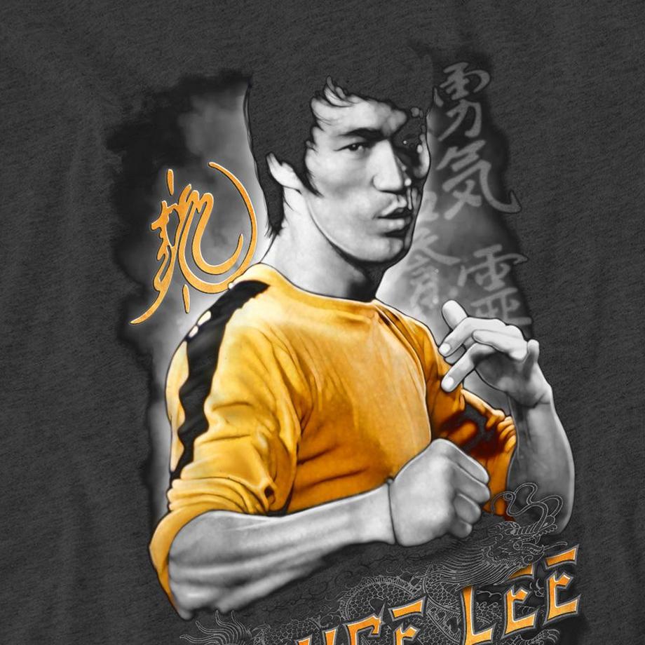 Bruce Lee  T-ShirtYellow Dragon 